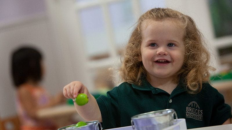 Student at Bridges Montessori